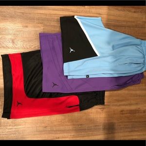THREE pairs of Jordan shorts